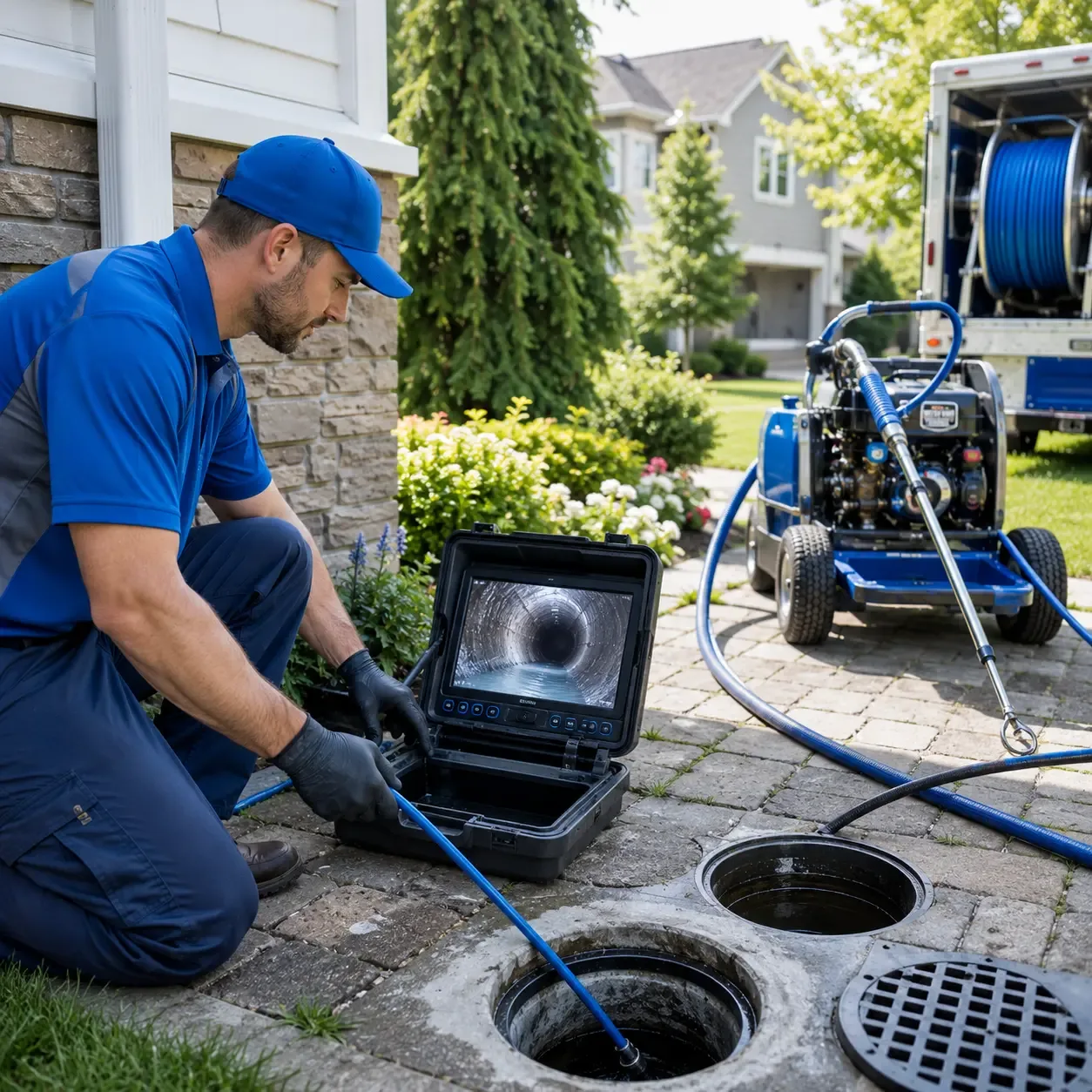 Outdoor drain cleaning professionals serving Gautier, MS